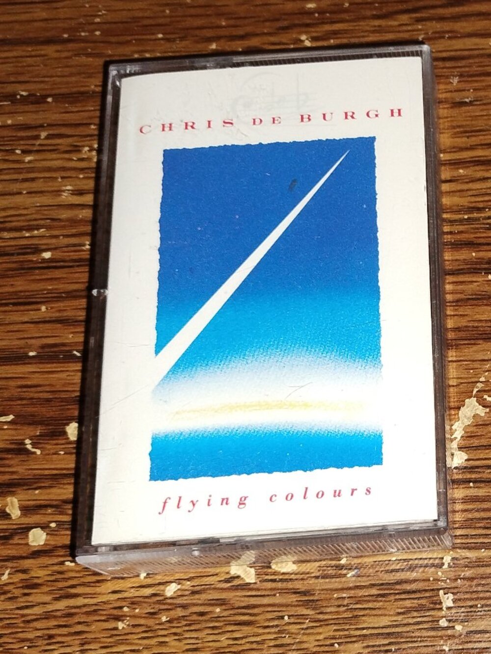 Chris De Burgh - Flying Colours on cassette (A & M Records, 1988)